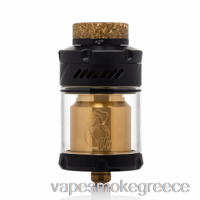 Vape Greece Hellvape Dead Rabbit V3 25mm Rta [6th Anni] μαύρος χρυσός
